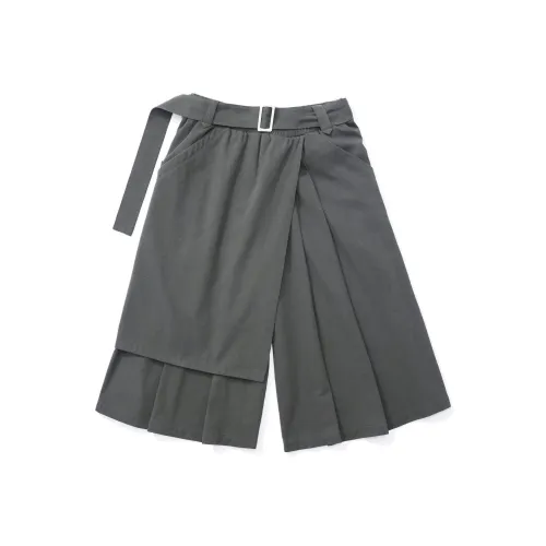 UNVESNO Повседневные брюки Унисекс Серый