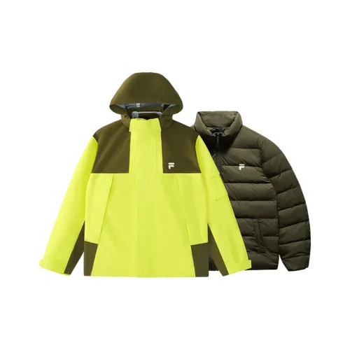 FILA FUSION FOB Пуховик Унисекс 2 шт Ванильный Бирюзовый