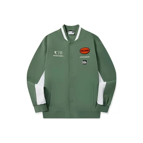 QIAODAN Куртки Пальто Мужской Microwave Зеленый Jordan Белый