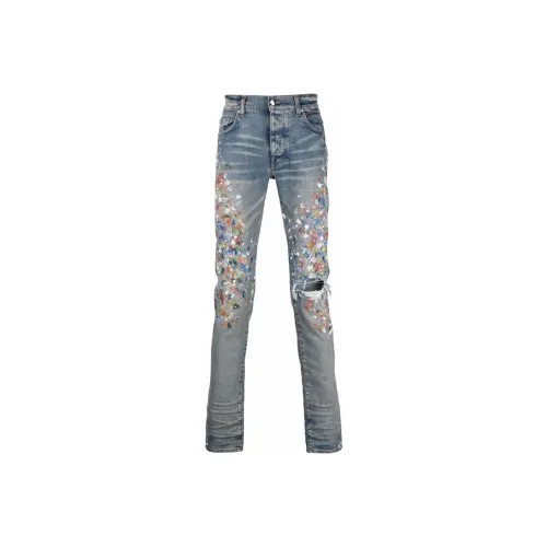 AMIRI Men's Blue Jeans AMIRI Мужские синие джинсы