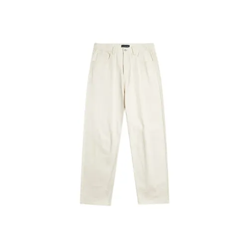 DANGEROUSPEOPLE Прямой крой умеренный джинсы унисекс