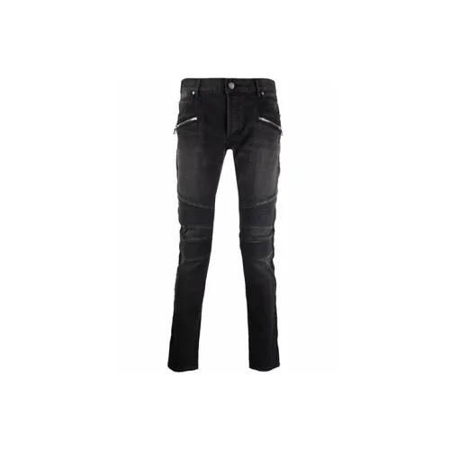 BALMAIN Мужские черные джинсы