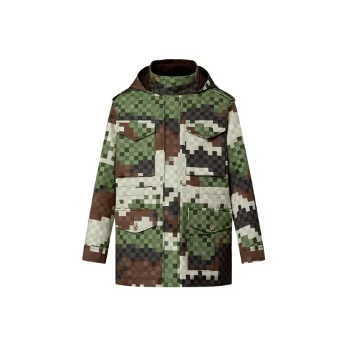 LOUIS VUITTON SS24 PARKA Пальто Мужское Зеленое