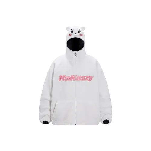 KAKAZZY Хлопковый пуховик унисекс белый