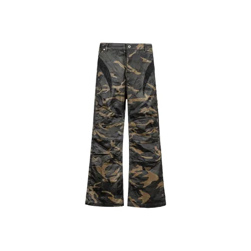 UNDERWATER Джинсы Унисекс Камуфляж