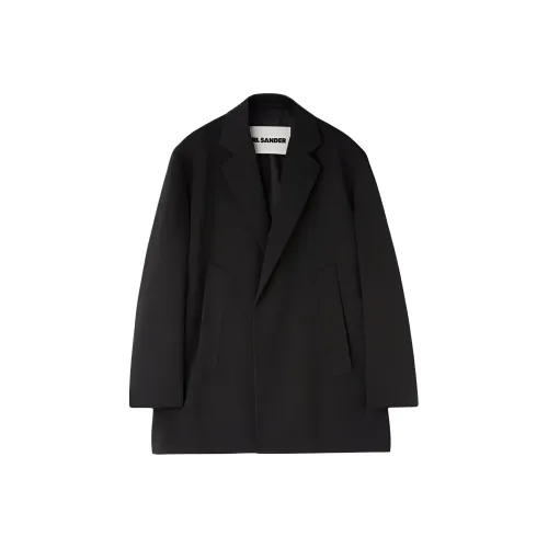 JIL SANDER Мужские черные куртки