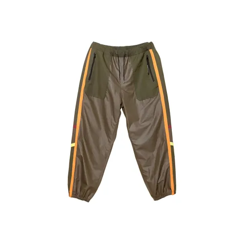 Sacai совместный бренд Коричневый Мужские Вязаные Спортивные Штаны