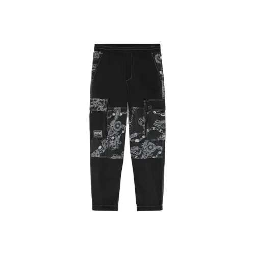 VERSACE Карго Брюки Мужские Черные