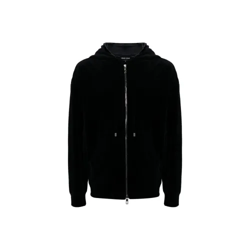 GIORGIO ARMANI SS24 Куртки и Пальто Мужской Темно-синий