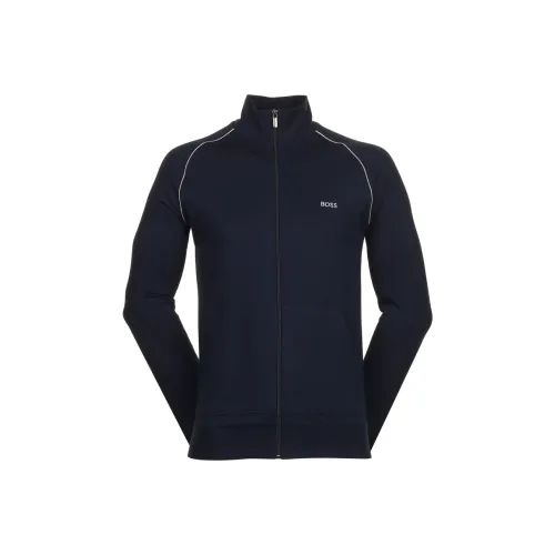 Hugo Boss Темно-синие мужские куртки