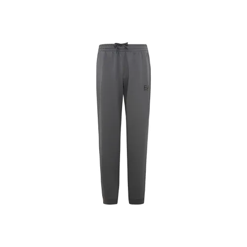 EMPORIO ARMANI SS22 Вязаные тренировочные брюки мужские серые