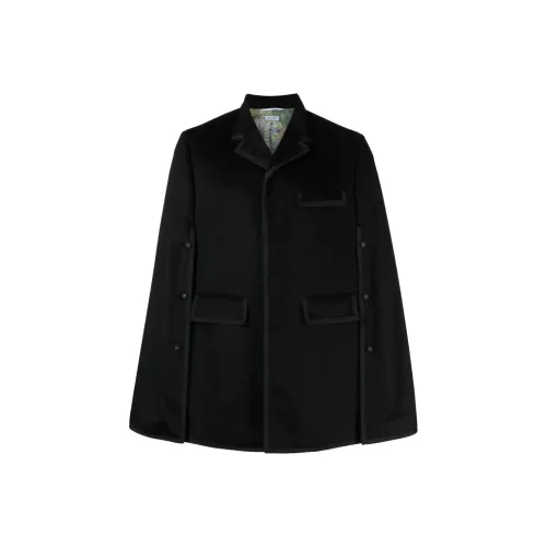 THOM BROWNE Черные Мужские Плащи