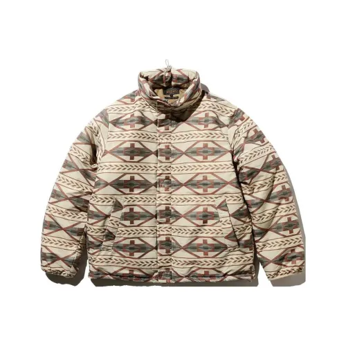 BEAMS FUTURE ARCHIVE Series FW24 Плюс Пуховая куртка Мужская Бежевая