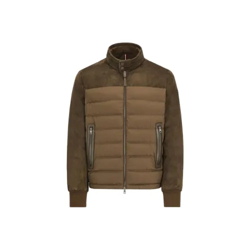 Moncler Пуховик Мужской Зеленый