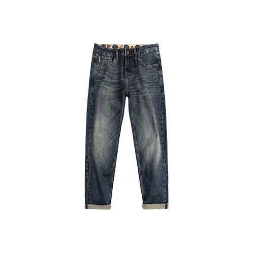 JUCY JUDY Джинсы Унисекс Винтаж Синий