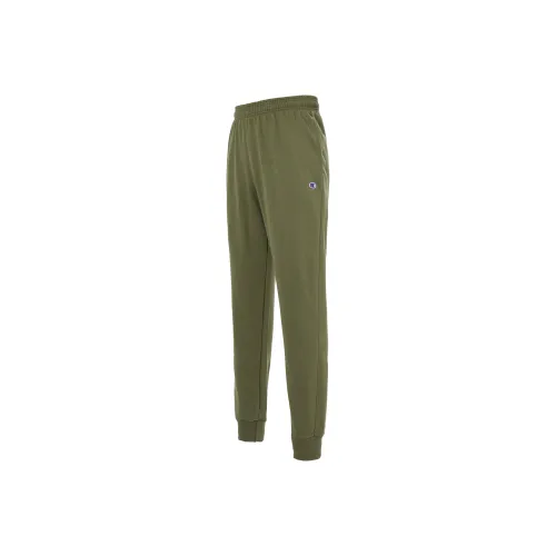 Champion Army Green Men's Knitted Training Pants Чемпион Армейский Зеленый Мужские Вязаные Тренировочные Штаны