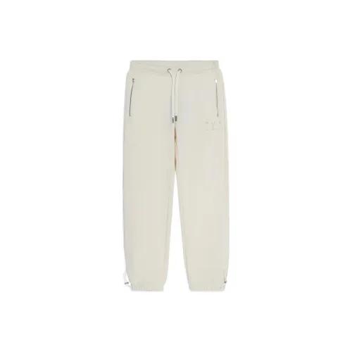 LINING Вязаные тренировочные брюки мужские цвет экрю