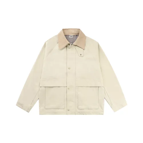 Borderless BDLS Куртки и Пальто Унисекс Бежевый Абрикос