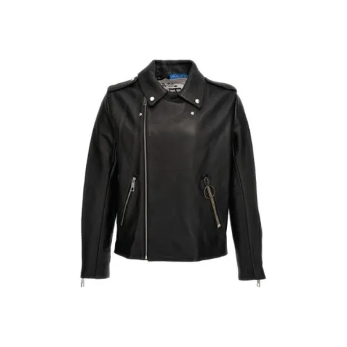 A.P.C. Joint Paragraph Черная мужская кожаная куртка