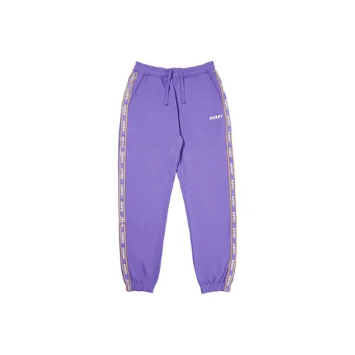 NERDY SS21 Штаны с манжетами Спортивные штаны Унисекс Фиолетовый