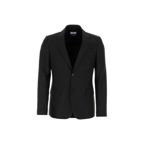 Off Белый Куртки и Пальто Стандартный крой Мужской Черный