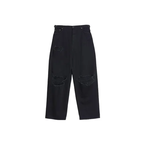 Balenciaga SS22 Джинсы Свободного кроя Мужские Черные
