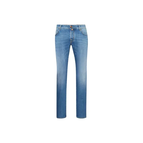 JACOB COHEN Light Blue Men's Jeans JACOB COHEN Светло-голубые мужские джинсы