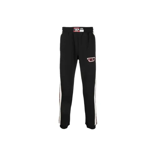 DIESEL Черные Мужские Вязаные Спортивные Штаны