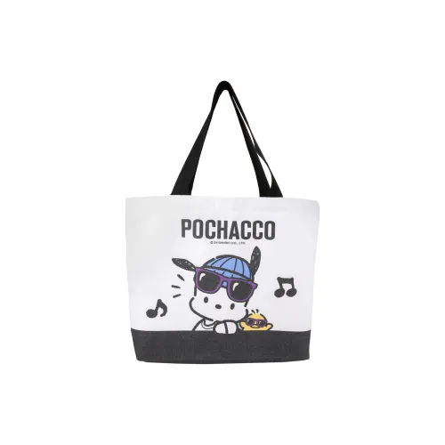 Санрио Pacha Dogs Полиэстер Тоут Сумка Сумка для покупок Сумка на плечо Стандартная Женская Белая