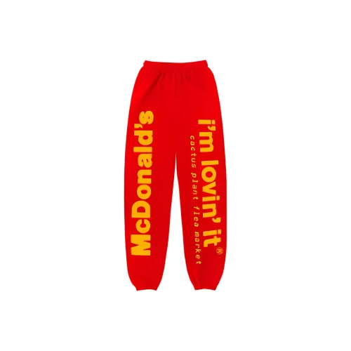 Cactus Plant Flea Market Red Unisex Вязаные Тренировочные Брюки