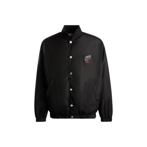 BALLY SS24 Куртки Пальто Мужской Черный