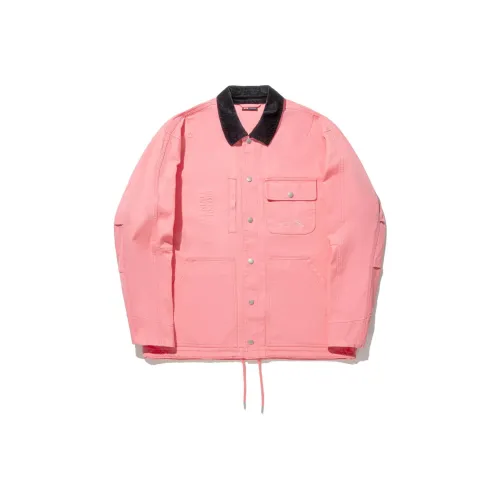 Подкладка Куртки Пальто Мужская Персиковый Румяный Розовый