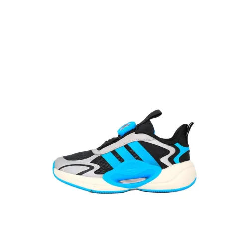 Adidas Galaxy Детские беговые кроссовки с низким верхом, синие/черные, Kids