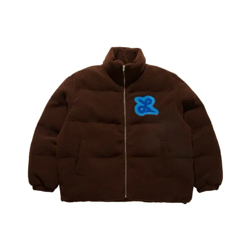 LOOKUN Кофе Унисекс Объёмные куртки (пуфы)