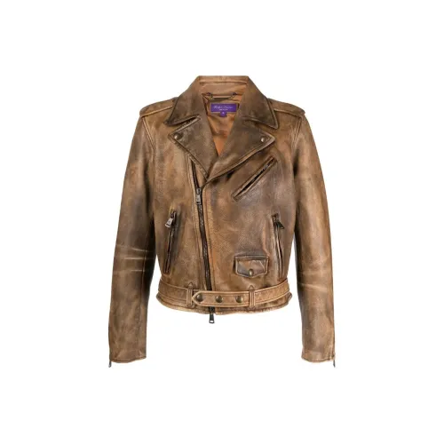 Ralph Lauren Purple Label Верблюжий Коричневый Мужские Кожаные Куртки