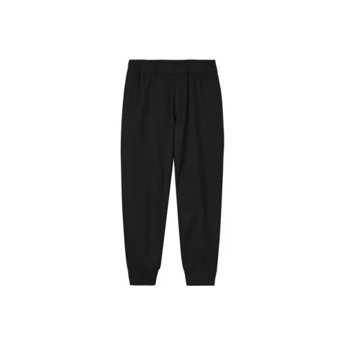 CROQUIS 001 Глубокий черный Унисекс Вязаные Тренировочные брюки