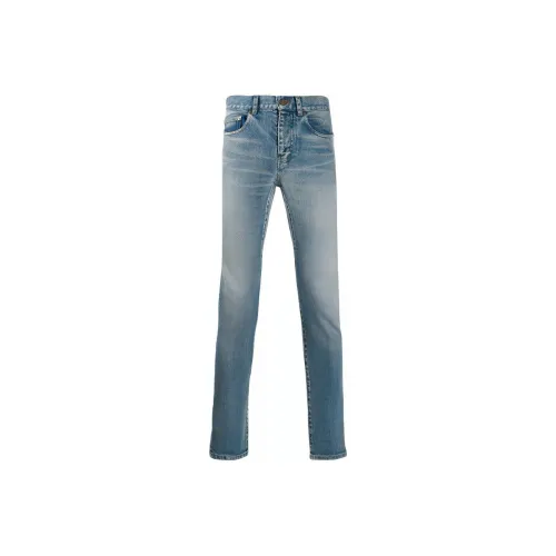 SAINT LAURENT Blue Men's Jeans SAINT LAURENT Синий Мужские Джинсы