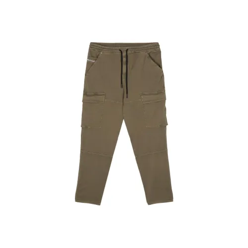 DIESEL Карго Брюки Мужские Шалфей Зеленый