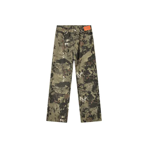 GEOFFREY B. SMALL Джинсы Унисекс Зеленый