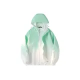 Зелёный градиент (с капюшоном)