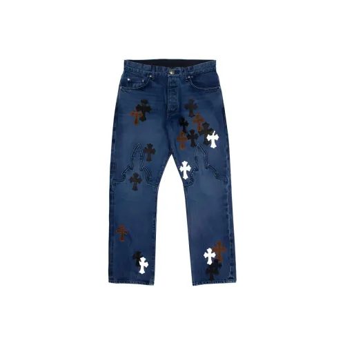 Chrome Hearts Джинсы Мужские Темно-синие