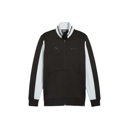PUMA AMG Мужской Motorsport Дорожка Куртка Куртки Пальто Мужской Черный