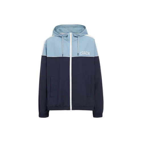 COACH SS24 Куртки и Пальто Мужской Смешанный Синий