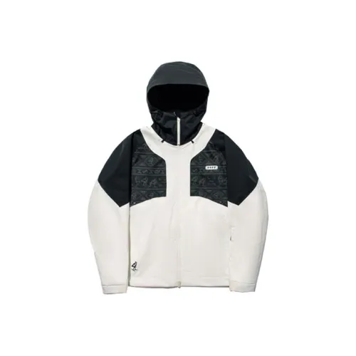 LINING Тренчкот Унисекс Черный Белый