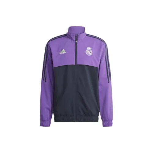 Adidas Real Madrid Куртка Мужская Фиолетовая