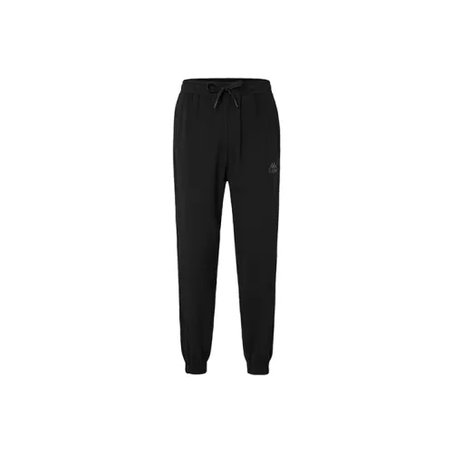 KAPPA Черные Мужские Вязаные Тренировочные Штаны