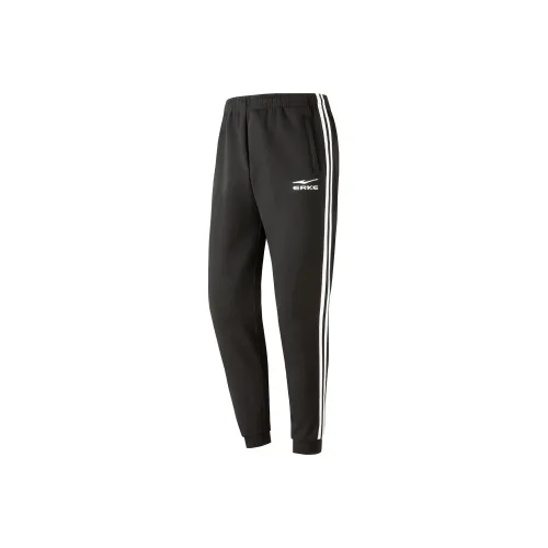 Erke Штаны с манжетами Тренировочные брюки Мужской Черный