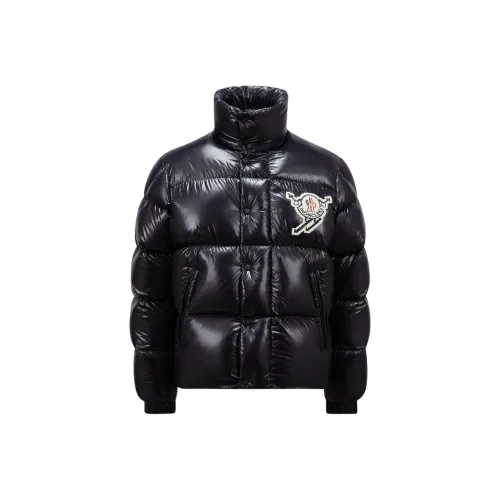 MONCLER Черный Мужской Пуховик