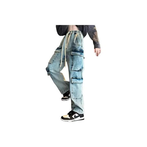 YEARNED Синие Унисекс Джинсы