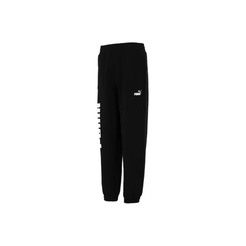 PUMA Черные Мужские Вязаные Спортивные Штаны